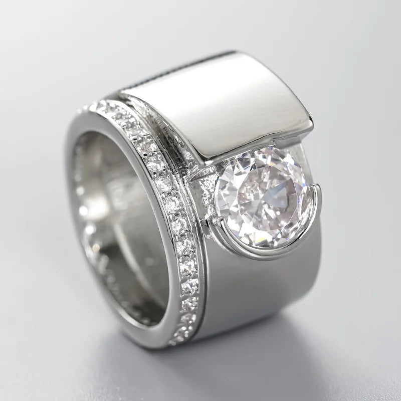 Precious Dazzling Rings for Women Modern Grand Statement Finger Accessories Attractive Luxurious Wedding Party Jewelry