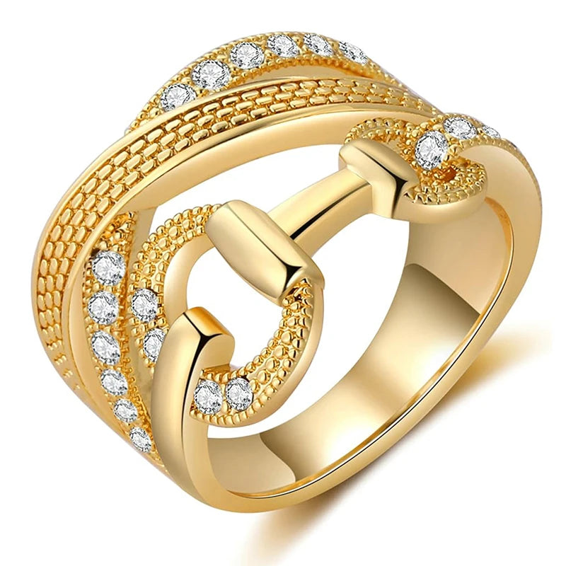 Stylish Bright Rings for Women Versatile Graceful Finger Accessories Versatile Modern Jewelry for Engagement