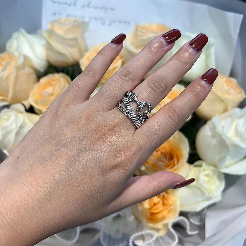 Stylish Bright Rings for Women Versatile Graceful Finger Accessories Versatile Modern Jewelry for Engagement